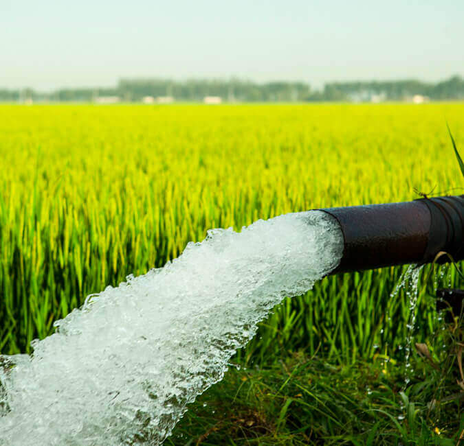 三魚應用于農田排灌